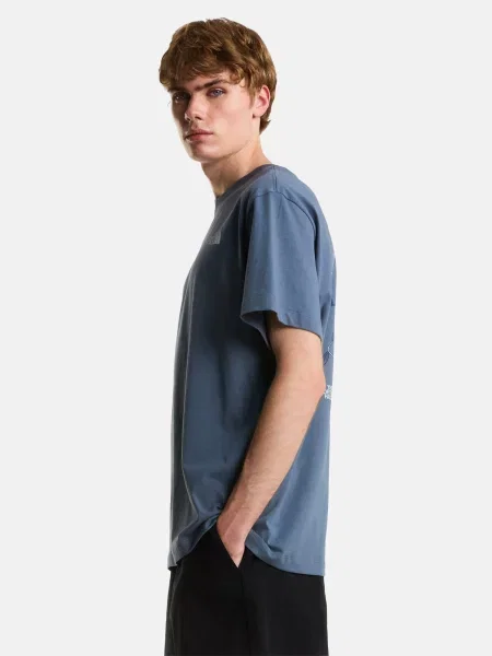 Tricou The North Face cu mâneci scurte retro gri