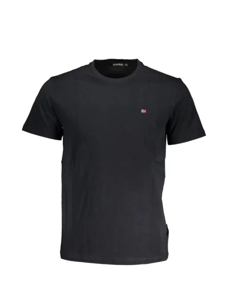 Tricou Napapijri cu broderie negru