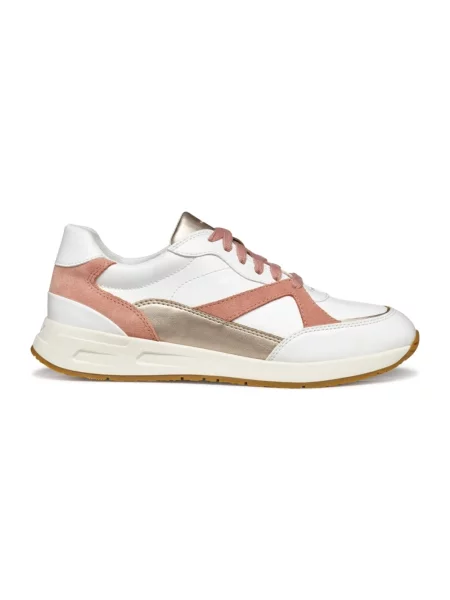 Sneakersy Geox zamszowe białe