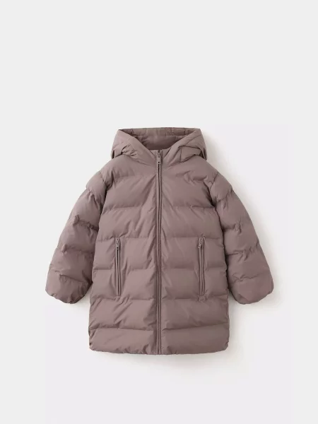 Дитяча Зимова куртка MANGO HELSINKI коричневий
