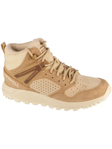 Cipők Merrell Wildwood Mid Leather WP bézs