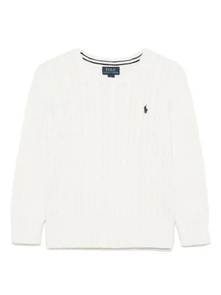 Sweter dziecięcy Polo Ralph Lauren biały