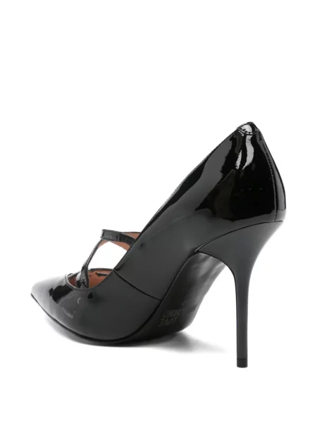 Pantofi cu toc Love Moschino din piele negru