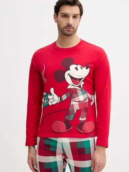 United Colors of Benetton piżama wzorzysta czerwony