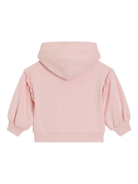 Bluza z kapturem dziecięca Dolce And Gabbana różowa