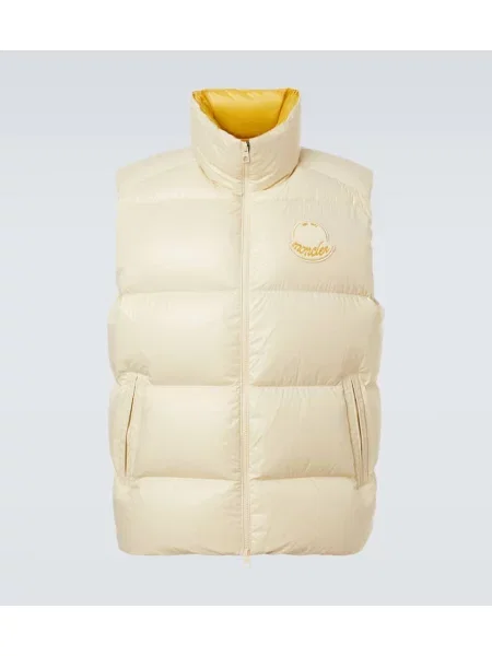 Puh brezrokavnik Moncler bela