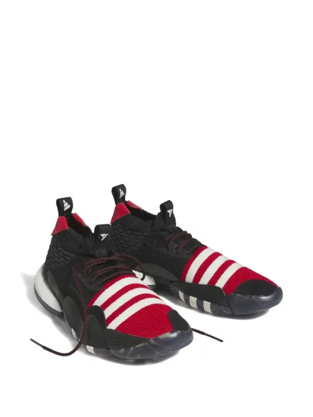 Běžecký květinový top Adidas šedý