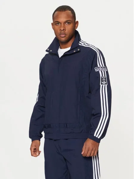 Adidas Prijelazna jakna Adibreak tamnoplava