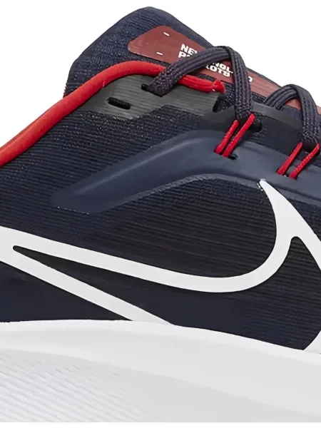 Платно маратонки Nike Air Force 1 с принт синьо