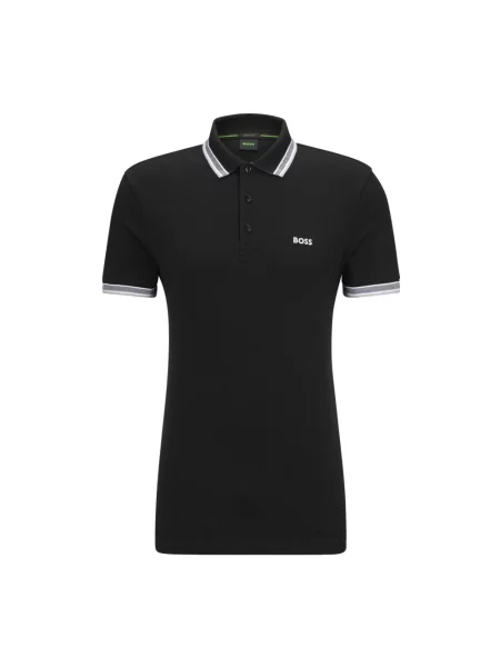 BOSS Green polo Paddy czarna