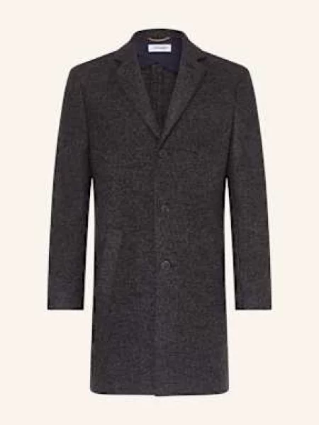 Grasegger Vlněný Kabát černá