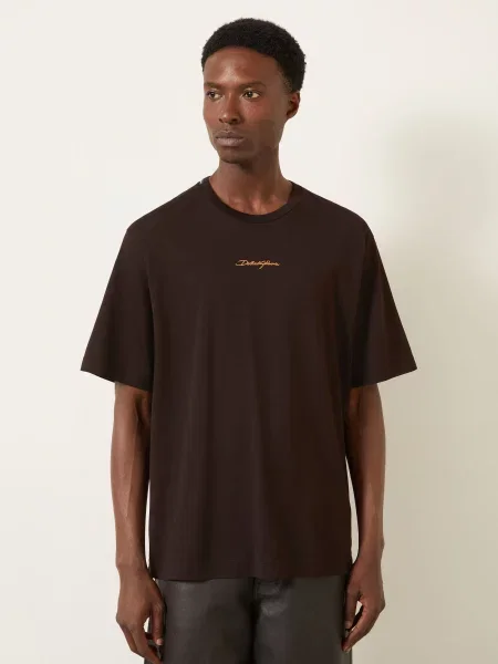 Dolce & Gabbana Tričko tmavě / velbloudí hnědá