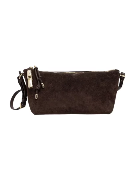 Torebka Furla zamszowa brązowa