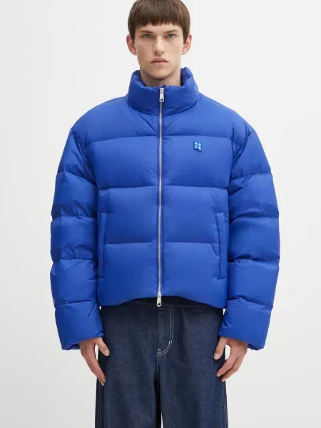 Péřová bunda Ader Error PUCH zimní modrá