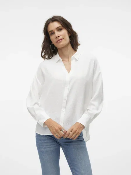 VERO MODA Blúzka MELANEY QUEENY' biela