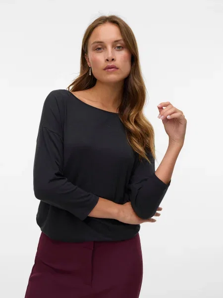 VERO MODA Tricou VMAVA' negru