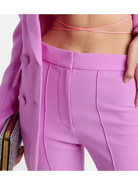 Cropp pantaloni Alex Perry cu talie înaltă violet