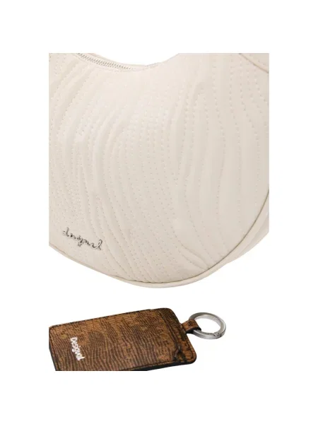 Geanta crossbody Desigual alb