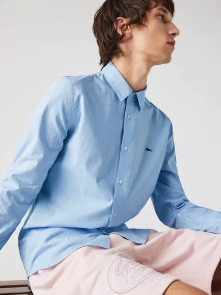 Lacoste Сорочка блакитний