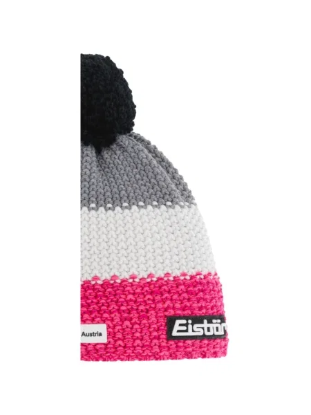 Căciulă Eisbär cu pompoane roz