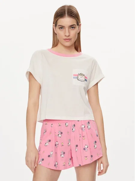 United Colors Of Benetton Cămașă pijama Écru