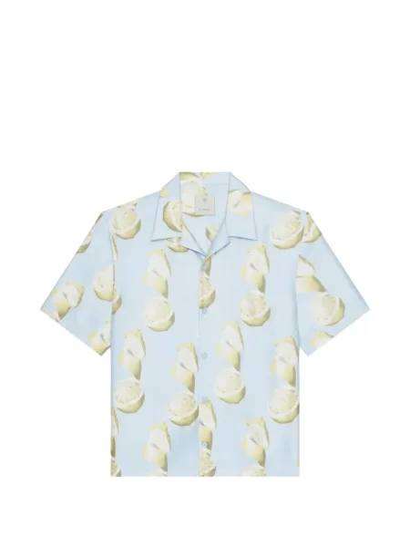 Cămașă Givenchy cu imagine albastru