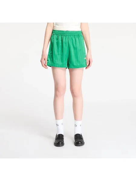 Къс панталон adidas Originals Shorts с десен с висока талия зелено