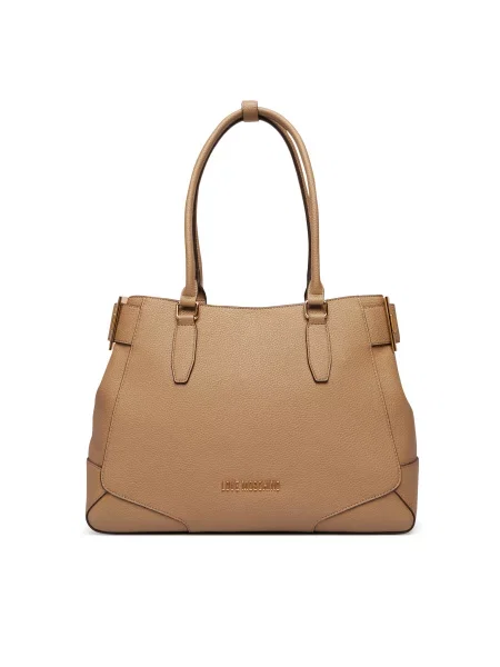 LOVE MOSCHINO Ročna torba bež