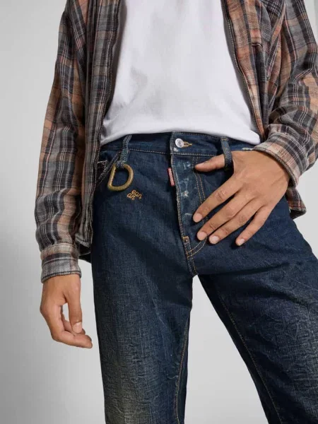 Jeansy Dsquared2 granatowe