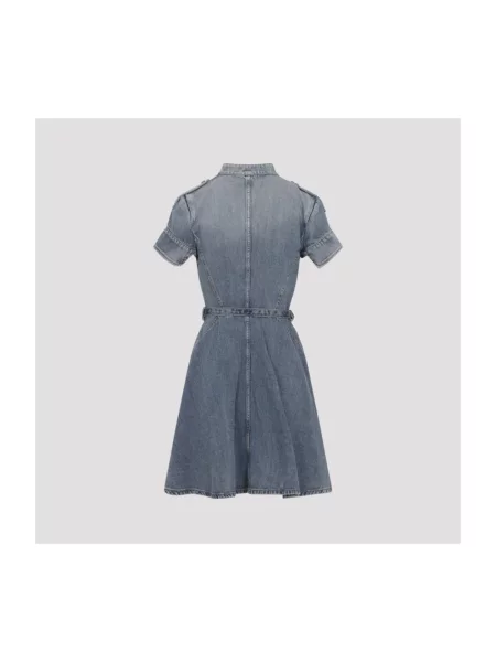 Sukienka jeansowa Alexander Mcqueen niebieska