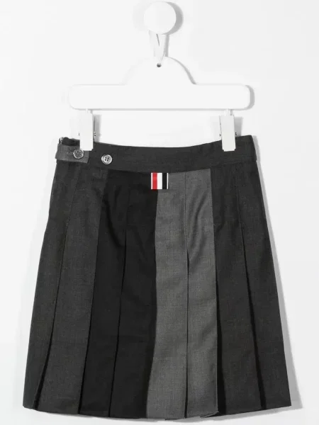 Spódnica mini dziecięca Thom Browne szara