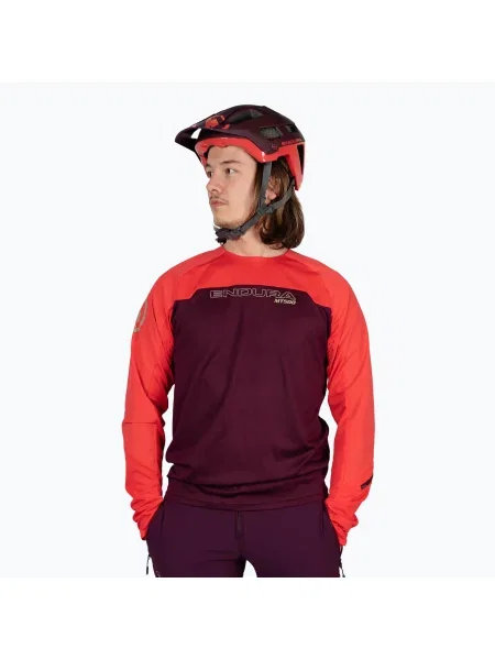 Тениска Endura винено червено