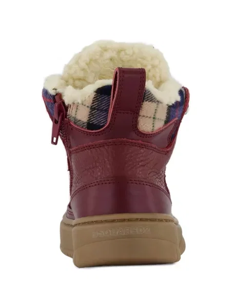 Buty do kostki dziecięce Dsquared2 czerwone
