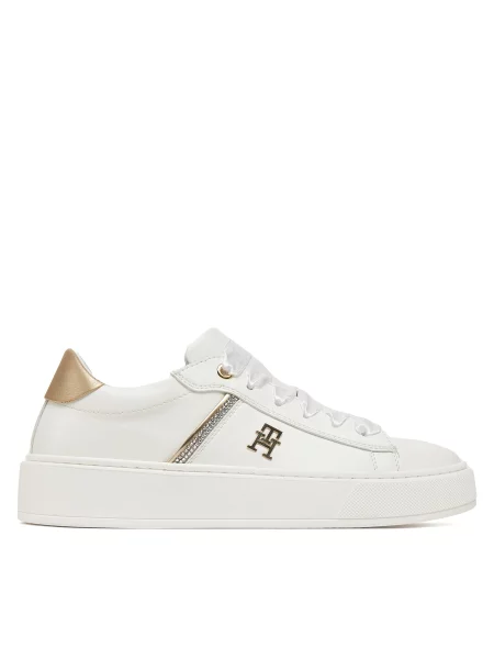 Tommy Hilfiger Tenisice Low Cut Lace-Up Sneaker S bijela
