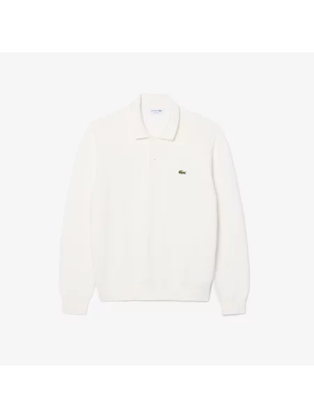 Классический свитер Lacoste белый