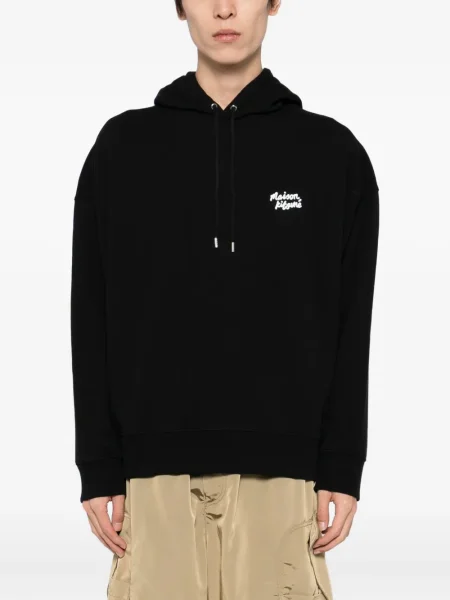 Hanorac cu glugă Maison Kitsune negru