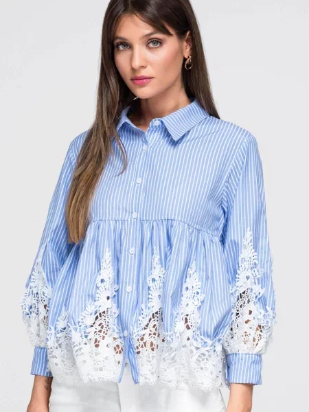 Ombre Halenka modrá