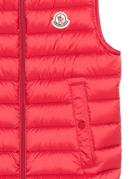 Kamizelka dziecięca Moncler Enfant czerwona