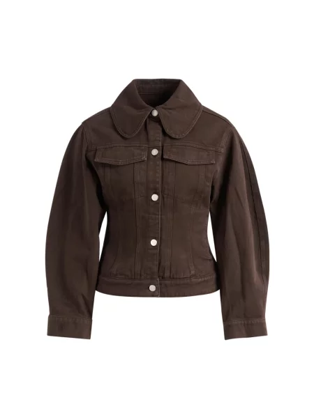 Kurtka jeansowa By Malene Birger brązowa