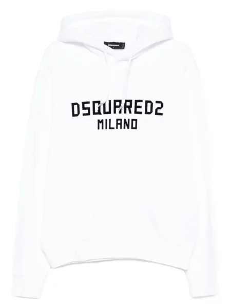 Bluza z kapturem Dsquared2 biała