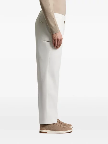 Pantaloni chino Peserico alb