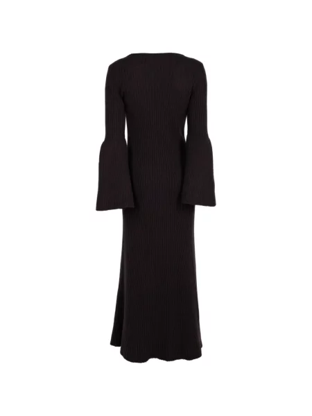 Rochie maxi Altuzarra tricotate maro