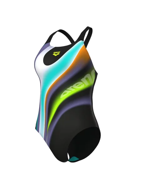Strój Kąpielowy Arena Water Fluids Swimsuit Swim czarny