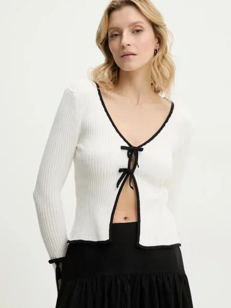 Жилетка Answear Lab от лека материя бежово