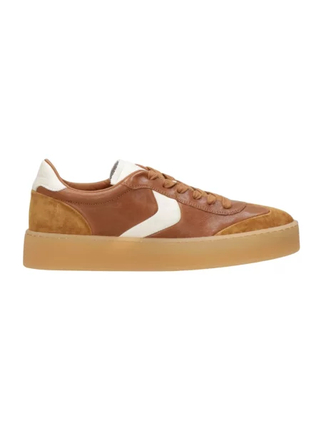 Sneakersy Voile Blanche zamszowe brązowe