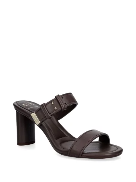 Sandale Armani Exchange cu cataramă maro