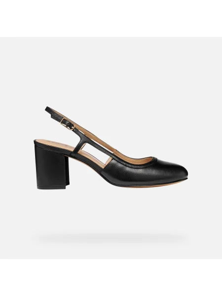 Pantofi cu toc Geox din piele negru