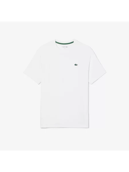 Lacoste Sportowa Koszulka Ultra Dry Ze Streczem biała