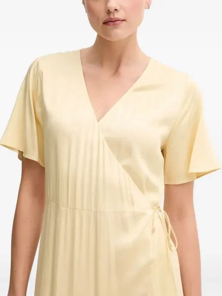 Rochie Gant cu volane de costum galben