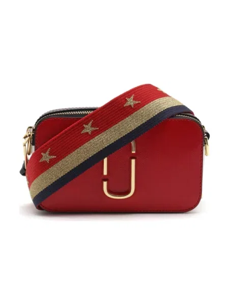Marc Jacobs De piele geantă poștaș roșu